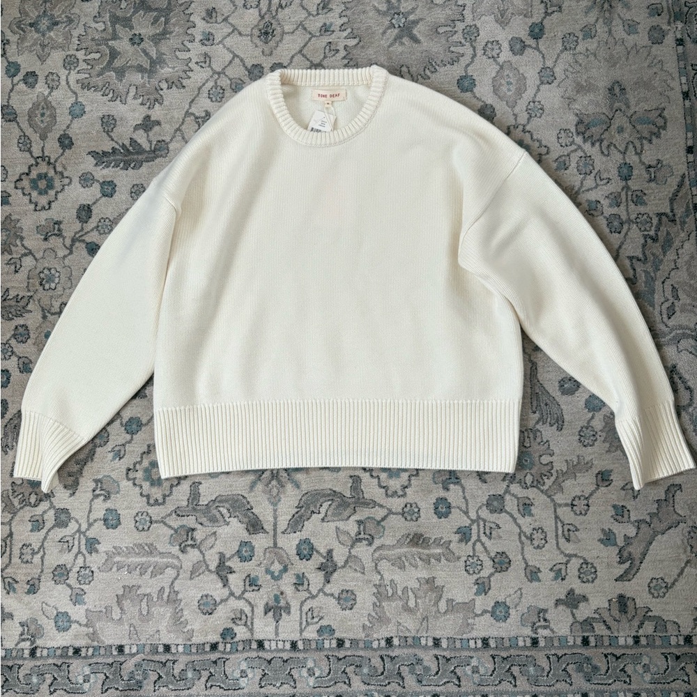 Wool Cream Sweater